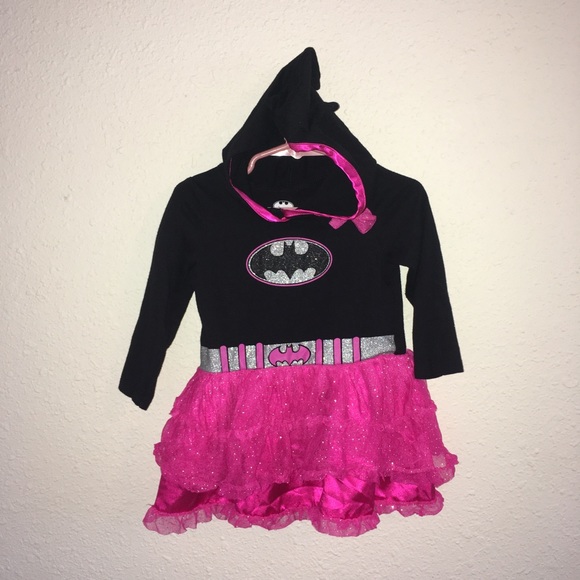 Batman Pink Girls Dress 2t - Picture 1 of 6